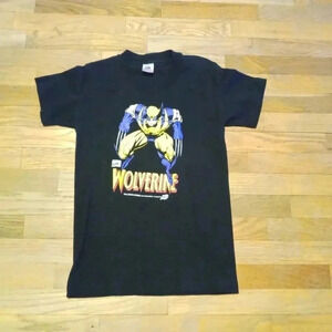 Vintage 1993 Wolverine X-Men Graphic T Shirt